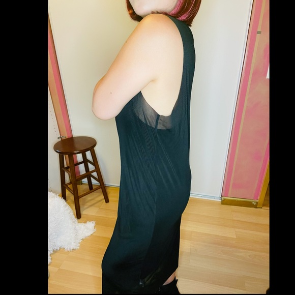 Two Piece: Mesh Cover Slip Dress - Picture 14 of 16